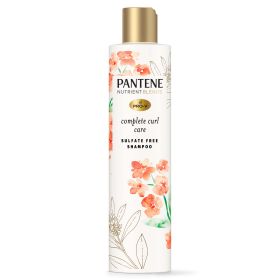 Pantene Sulfate Free Curly Hair Shampoo;  Anti Frizz;  with Jojoba Oil;  Color Safe;  9.6 oz