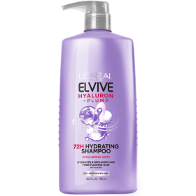 L'Oreal Paris Elvive Hyaluron Plump Hydrating Shampoo with Hyaluronic Acid;  26.5 fl oz