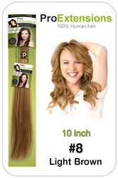 #8 Light Brown - 10 inch